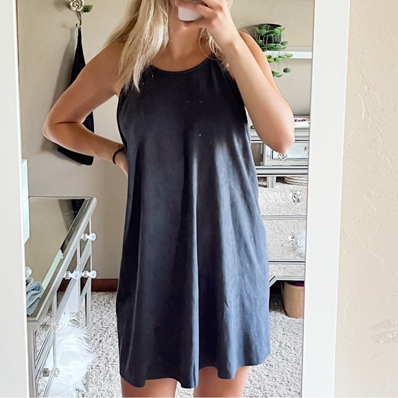 bishop + young Dresses & Skirts - Dry Goods Gray Suede Dress • Size M